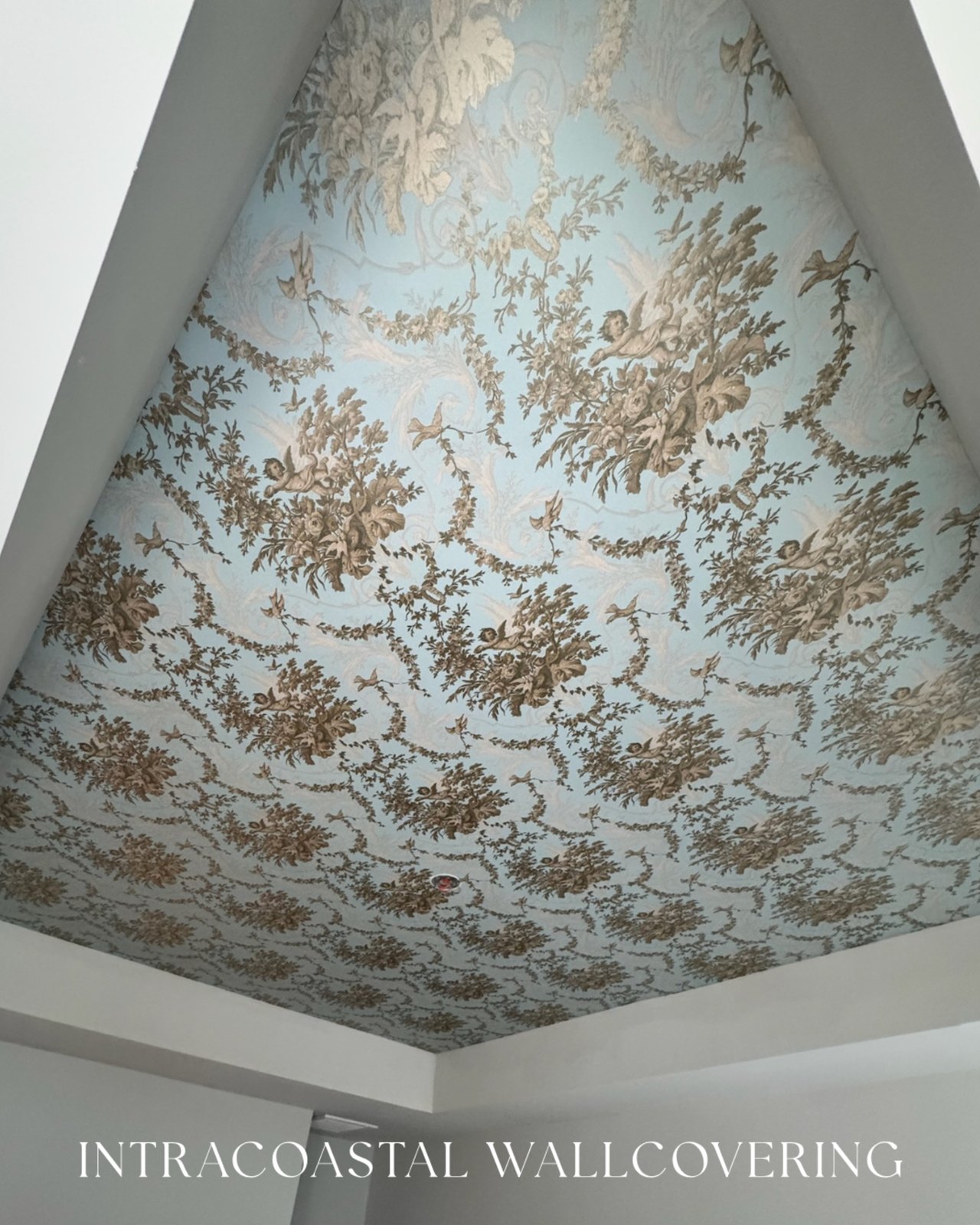 Intracoastal Wallcovering wallpaper installation project 11