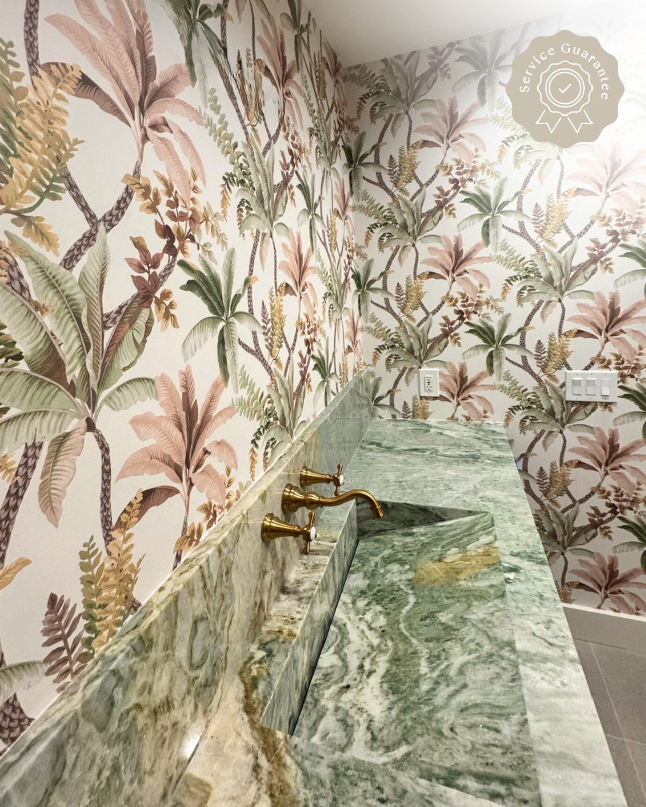 Intracoastal Wallcovering wallpaper installation project 10
