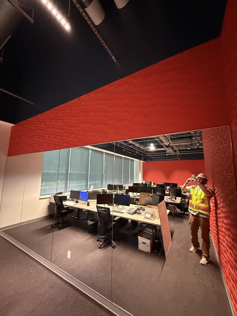 Commercial Wallpaper Installation project