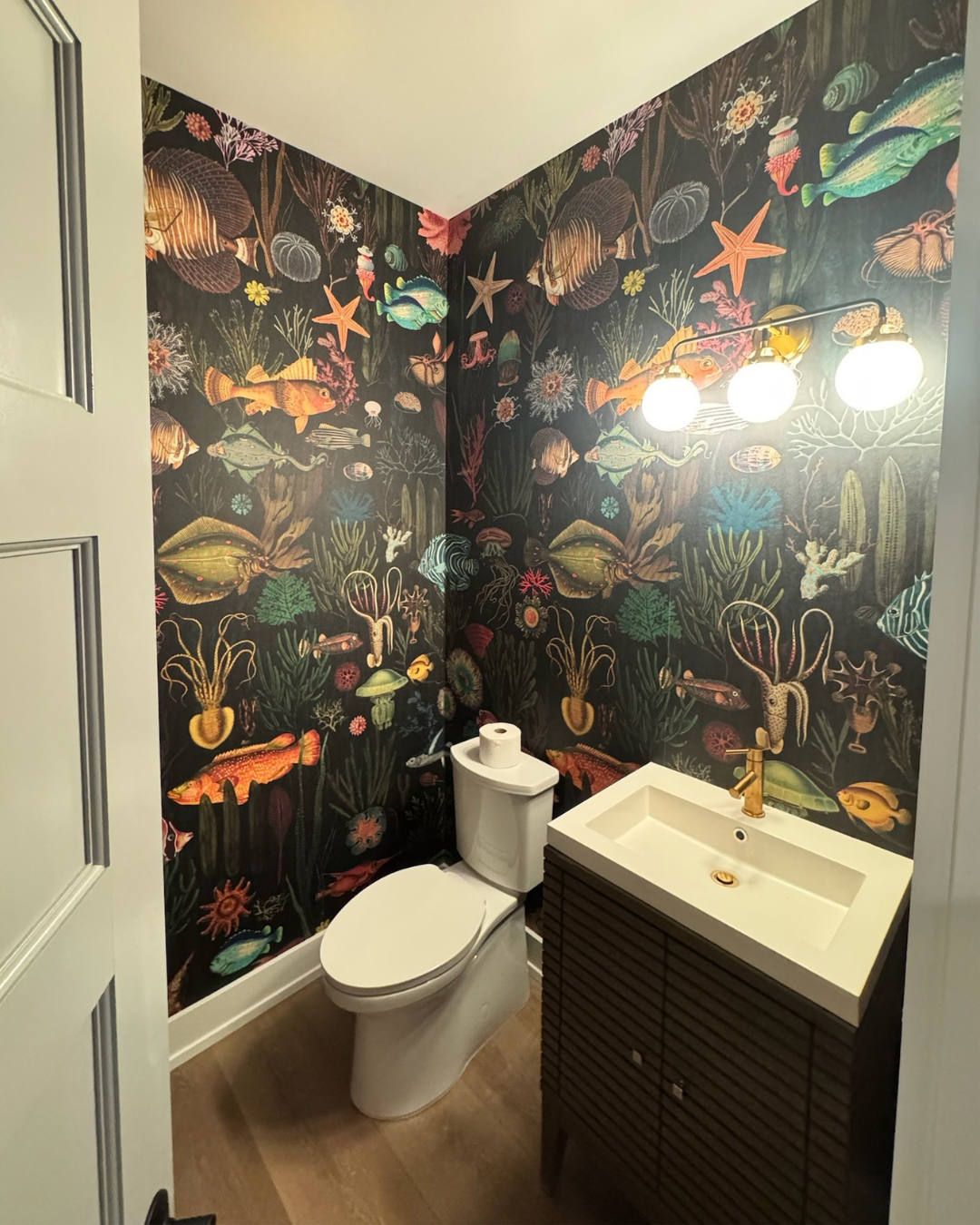 Intracoastal Wallcovering wallpaper installation project 3